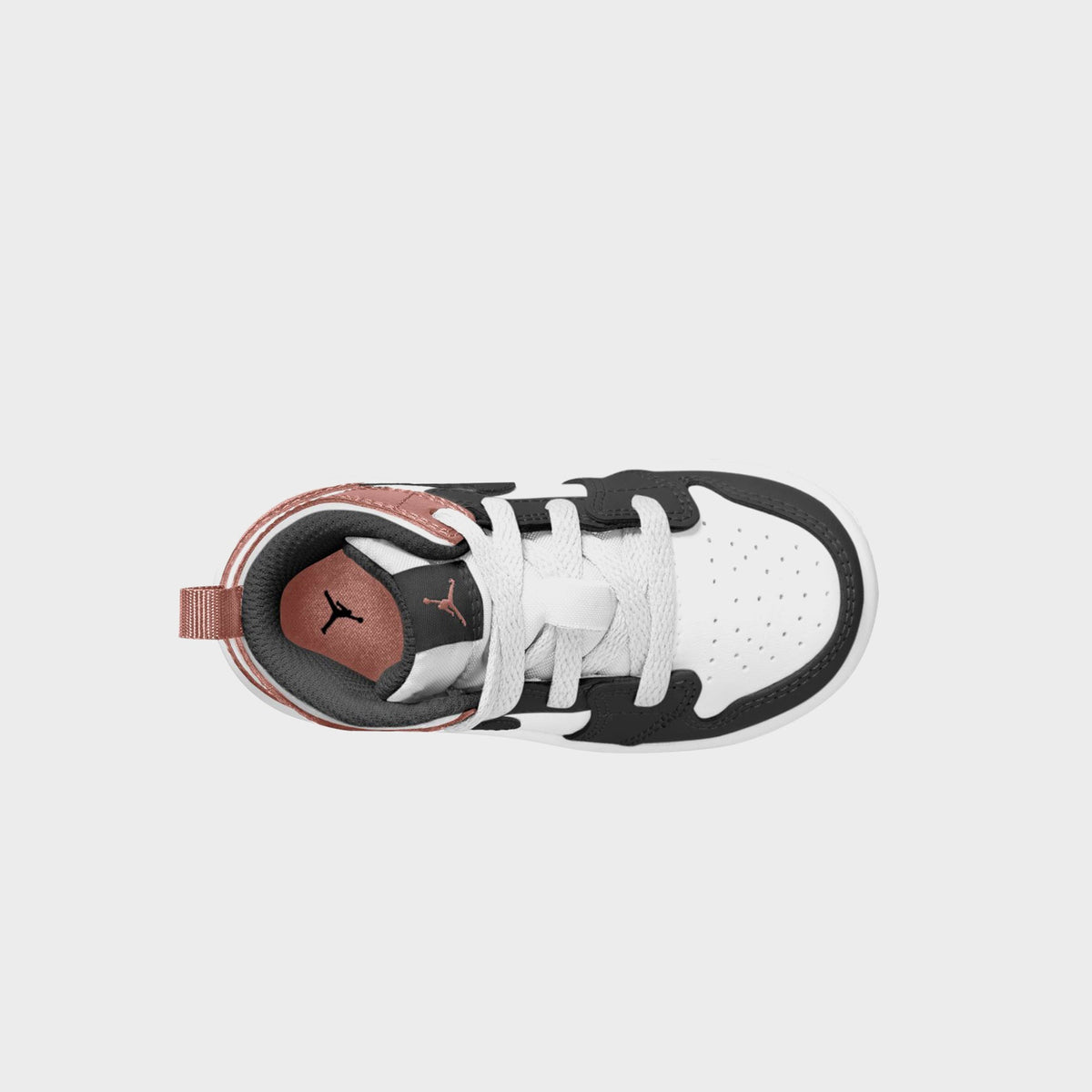 Nike TD Air Jordan 1 Mid - White / Black / Rust Pink | Kith