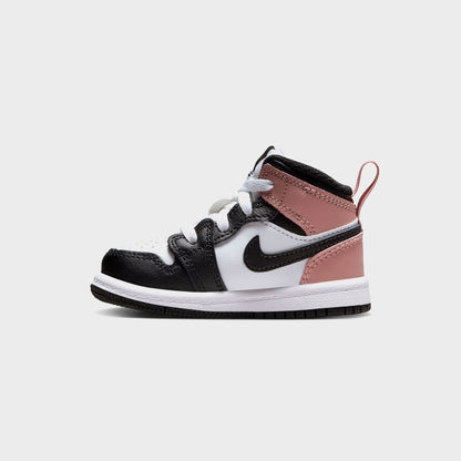 Nike TD Air Jordan 1 Mid - White / Black / Rust Pink | Kith