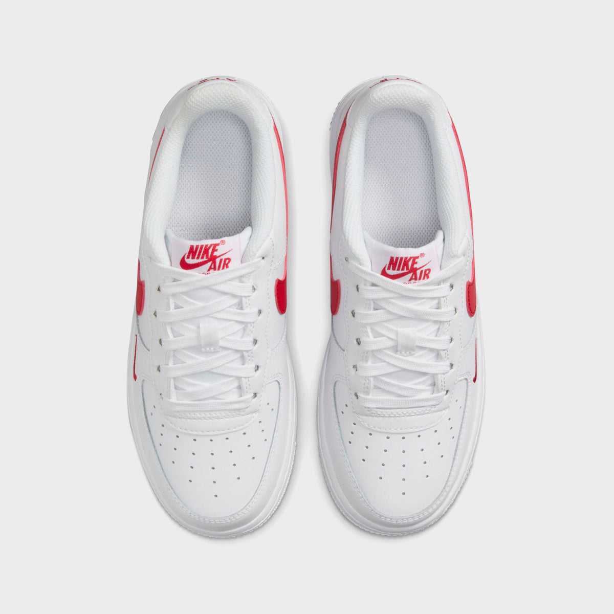 Nike GS Air Force 1 LV8 - White / University Red | Kith
