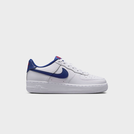 Nike GS Air Force 1 - White / University Red / Deep Royal Blue | Kith