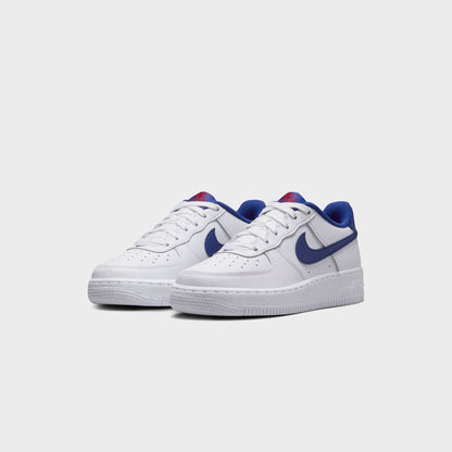 Nike GS Air Force 1 - White / University Red / Deep Royal Blue | Kith