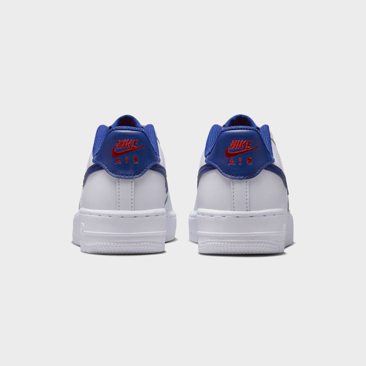 Nike GS Air Force 1 - White / University Red / Deep Royal Blue | Kith