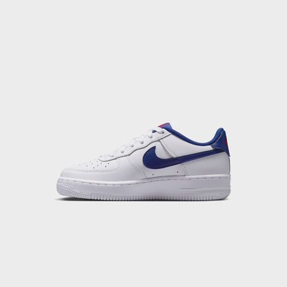 Nike GS Air Force 1 - White / University Red / Deep Royal Blue | Kith