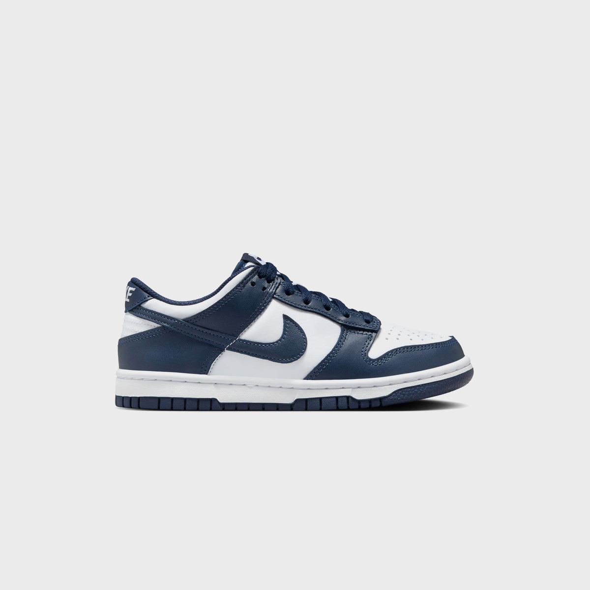 Nike GS Dunk Low - White / Midnight Navy | Kith