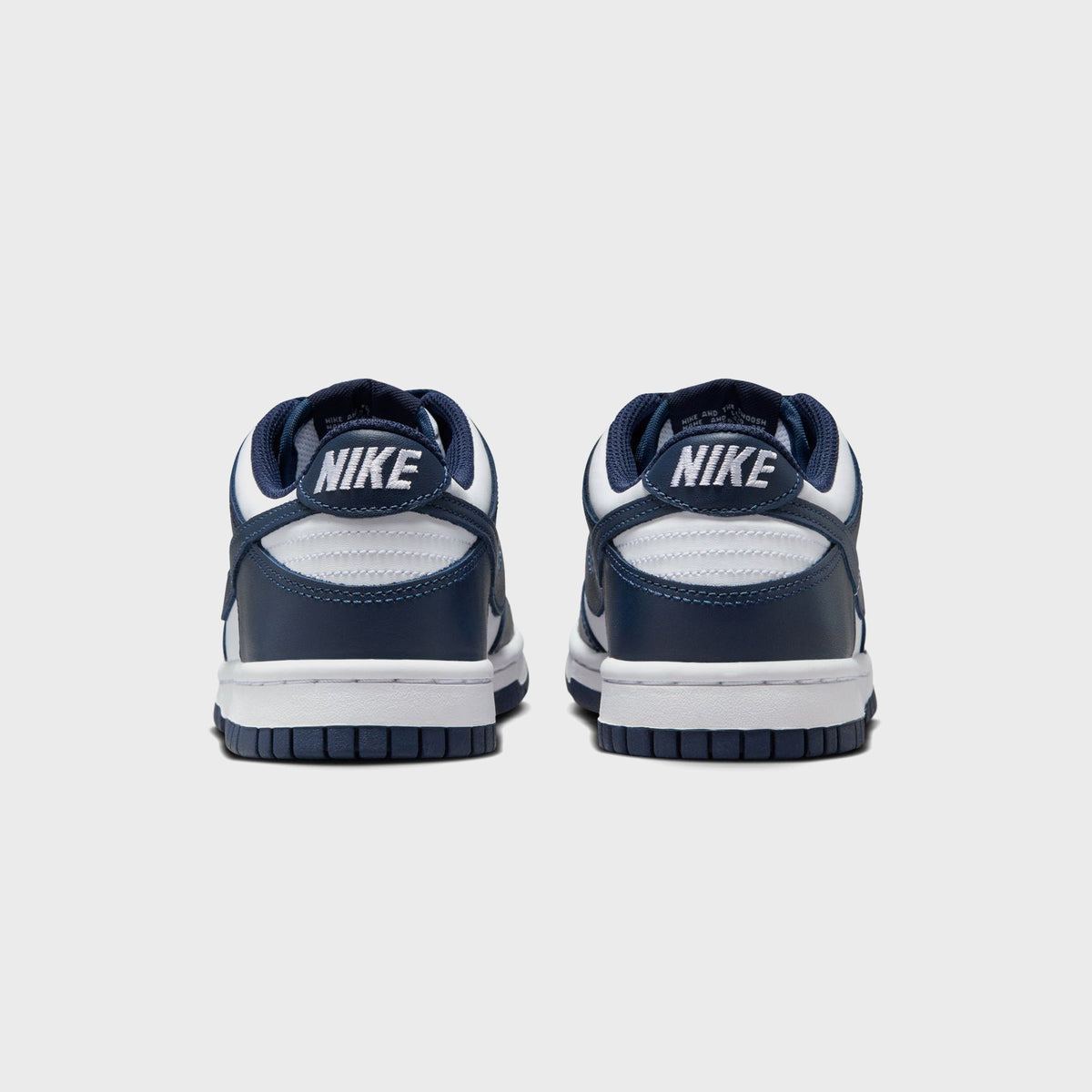 Nike GS Dunk Low - White / Midnight Navy | Kith