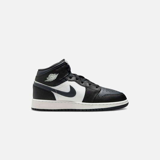 Jordan GS Air Jordan 1 Mid - Black / Summit White / Off Noir | Kith