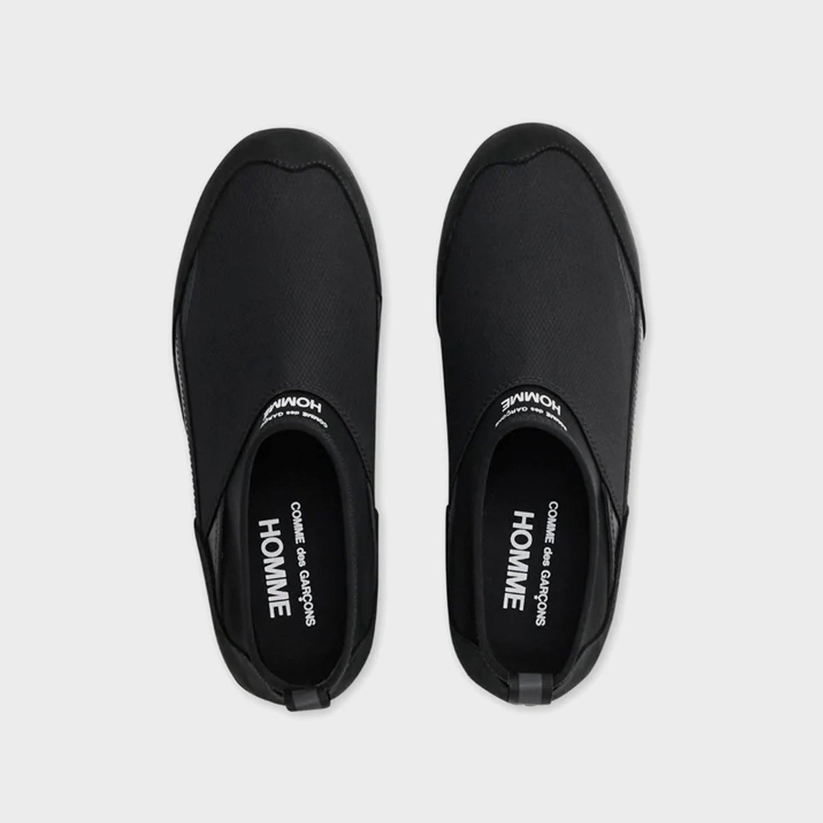 CDG Homme Oil Smooth Ripstop Leather Boot - Black | Kith