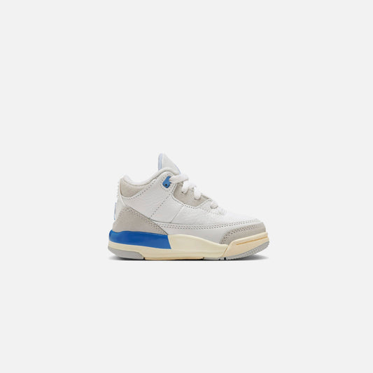 Jordan TD Air Jordan 3 Retro - Summit White / Hydrogen Blue Leg | Kith