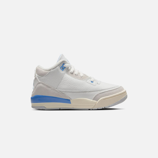 Jordan PS Air Jordan 3 Retro - Summit White / Hydrogen Blue Leg | Kith