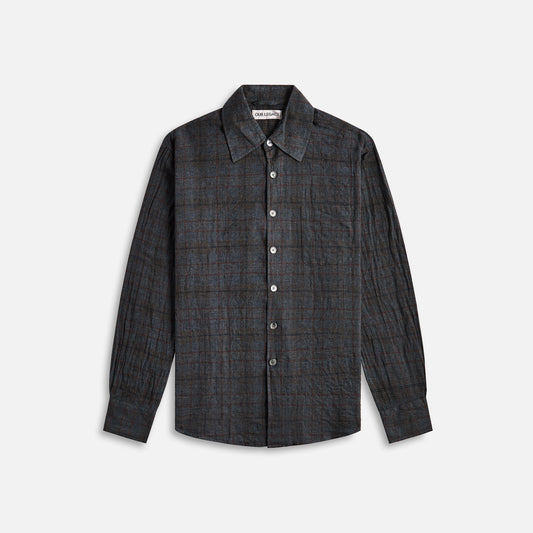 Our Legacy Above Shirt - Bazaar Check Breeze Weave | Kith
