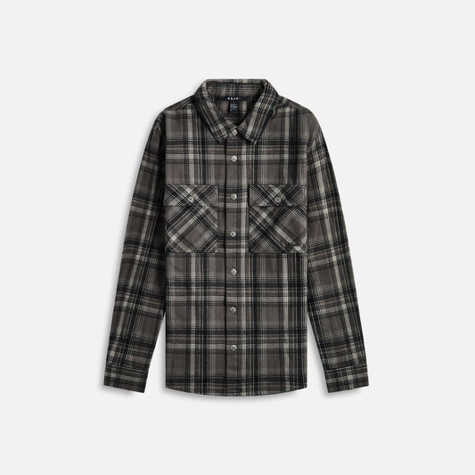 Ksubi Snakebite Shirt - Check Charcoal | Kith