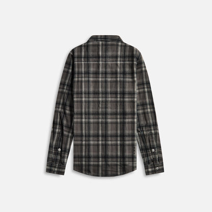 Ksubi Snakebite Shirt - Check Charcoal | Kith