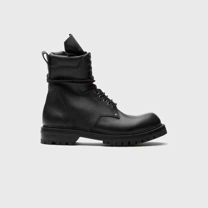 Rick Owens Army Low Boot Scarpe - Pelle Black | Kith
