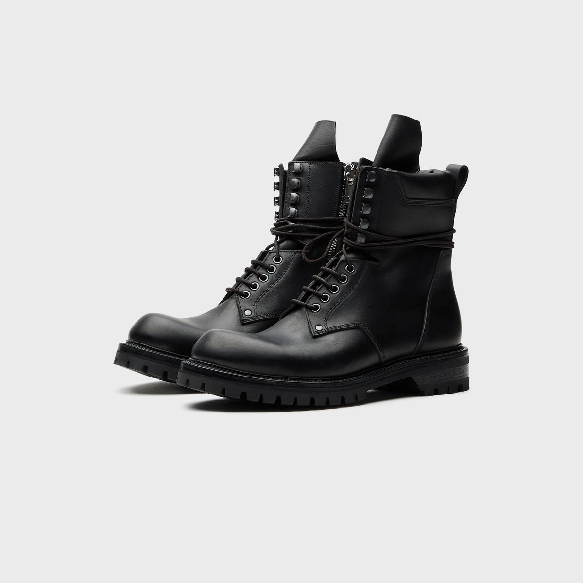 Rick Owens Army Low Boot Scarpe - Pelle Black | Kith