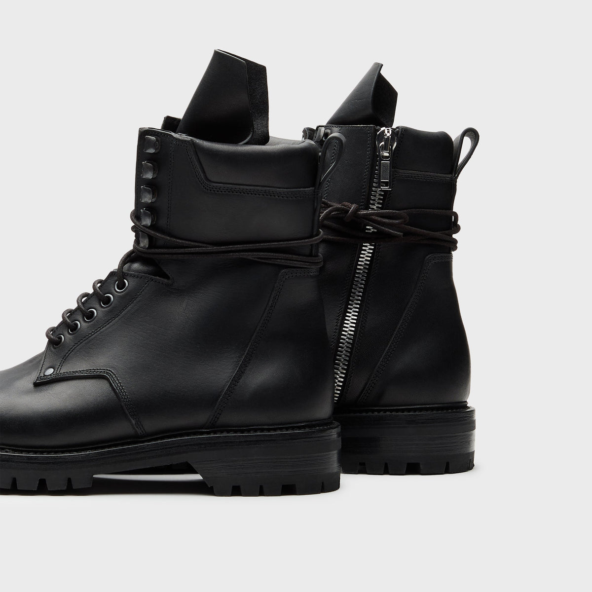 Rick Owens Army Low Boot Scarpe - Pelle Black | Kith