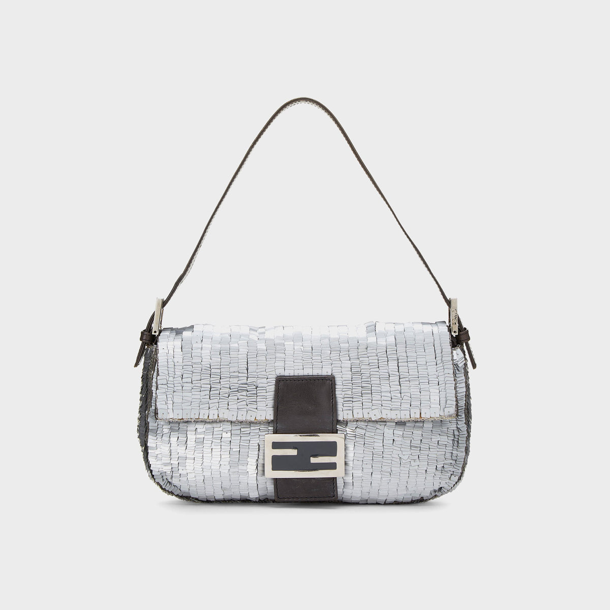 WGACA Fendi Silver Sequin Baguette - Sequin | Kith