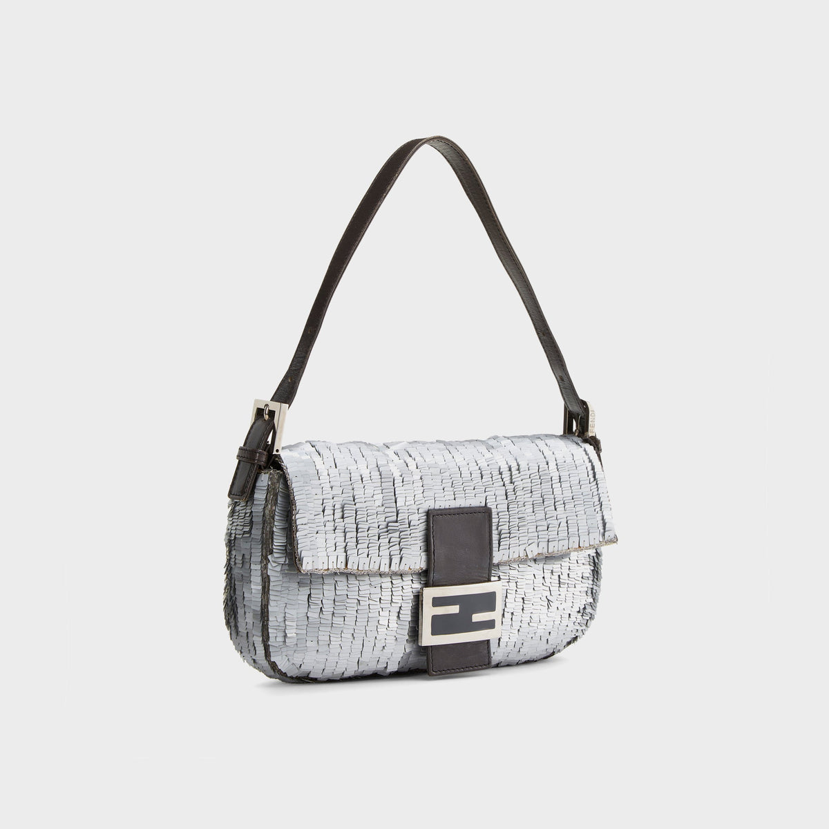 WGACA Fendi Silver Sequin Baguette - Sequin | Kith