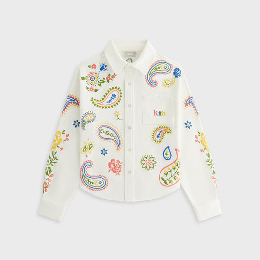 Kith Kids Floral Paisley Apollo Shirt - Silk | Kith