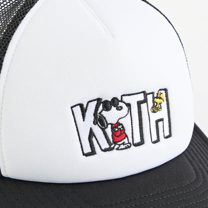 Kith Kids for Peanuts 75 Nolan Poly Foam Trucker - White | Kith