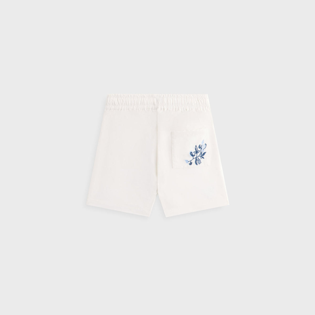 Kith Kids Novelty Embroidered Thompson Camp Short - White | Kith