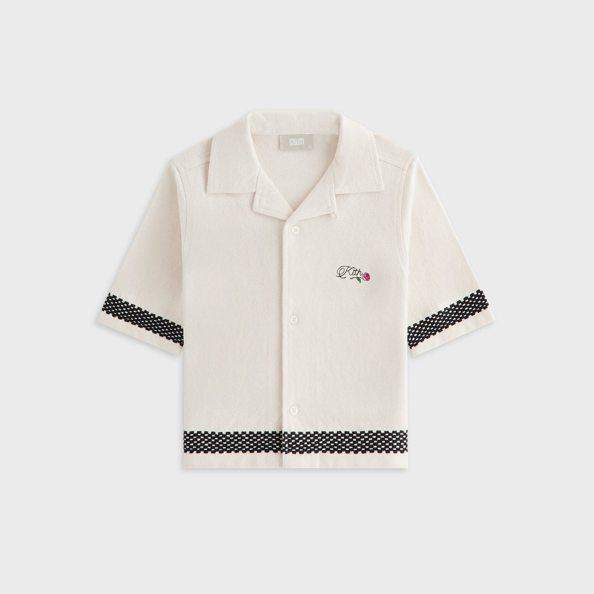 Kith Kids Novelty Logo Thompson Camp Shirt - Sandrift | Kith
