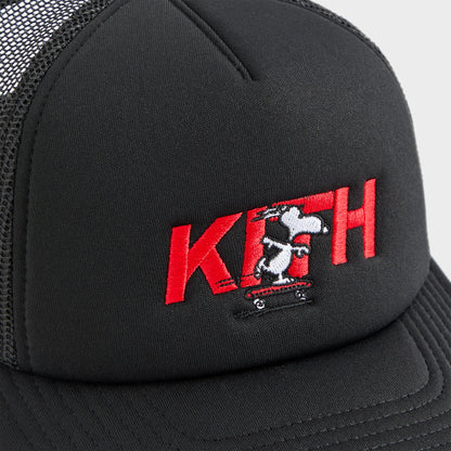 Kith Kids for Peanuts 75 Nolan Poly Foam Trucker - Black | Kith