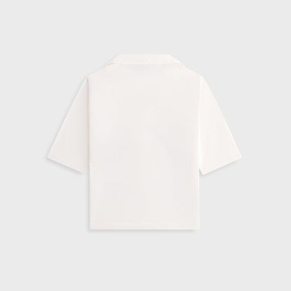 Kith Kids Novelty Thompson Camp Collar Shirt - White | Kith