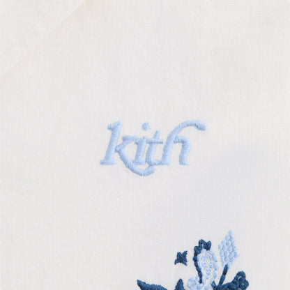 Kith Kids Novelty Thompson Camp Collar Shirt - White | Kith