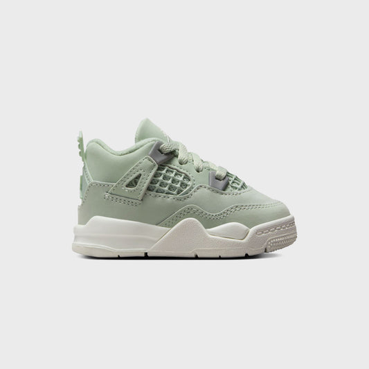 Nike TD Air Jordan 4 Retro S2 - Seafoam / Sail / Metallic Silver | Kith