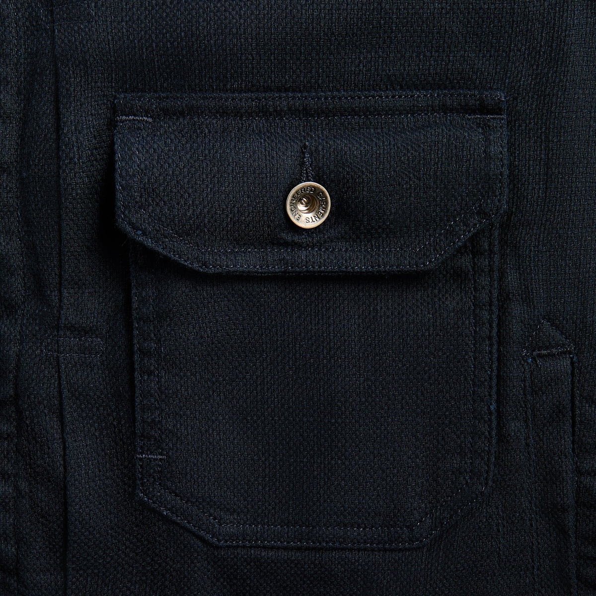 Engineered Garments Trucker Jacket CL Java Cloth - Dark Navy | Kith