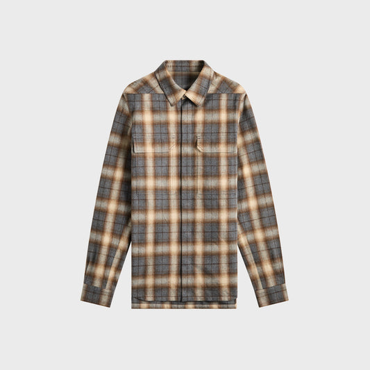 Rick Owens Outershirt - Grey Plaid | Kith