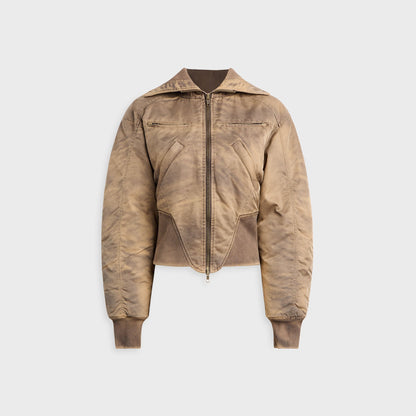 KNWLS Claw Bomber Jacket - Washed Dark Brown | Kith