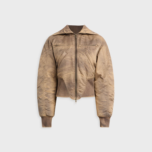 KNWLS Claw Bomber Jacket - Washed Dark Brown | Kith