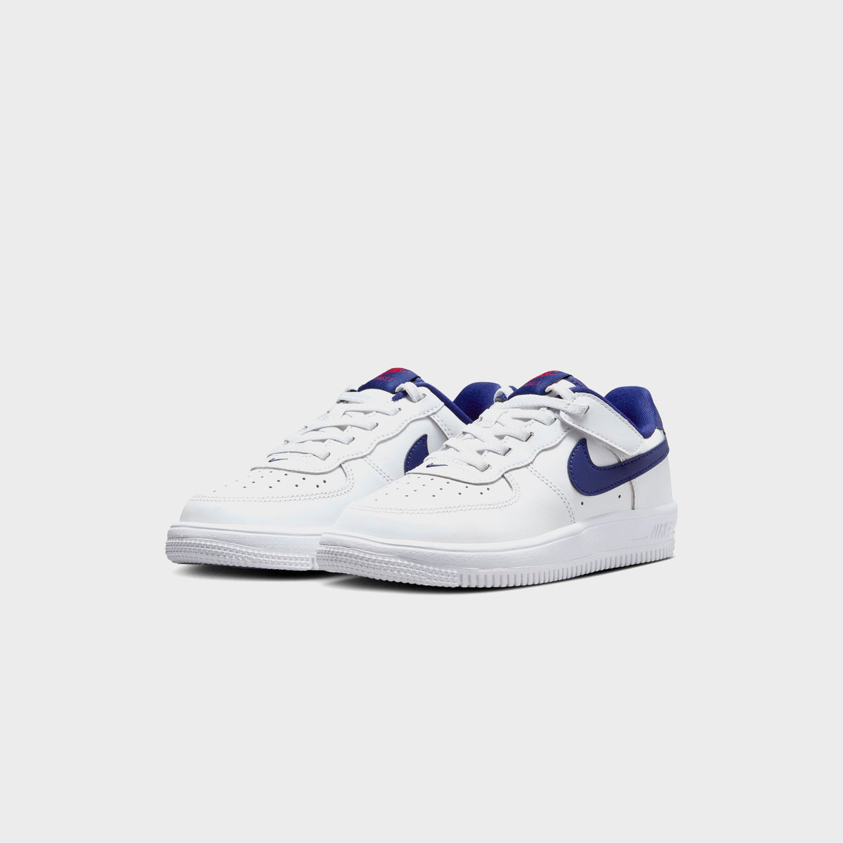 Nike PS Force 1 Low Easyon Bp - White / University Red / Deep Royal Bl | Kith