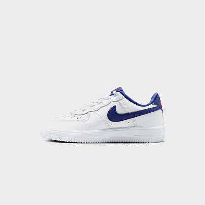 Nike PS Force 1 Low Easyon Bp - White / University Red / Deep Royal Bl | Kith