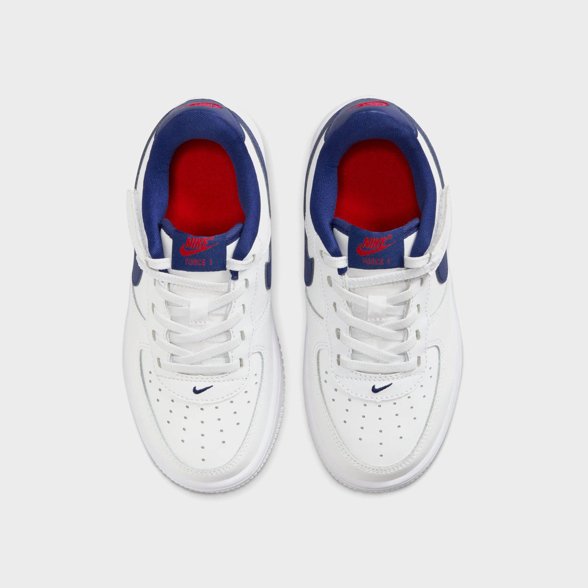 Nike PS Force 1 Low Easyon Bp - White / University Red / Deep Royal Bl | Kith