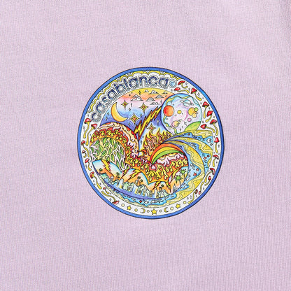 Casablanca The Four Elements Printed Tee - Purple | Kith