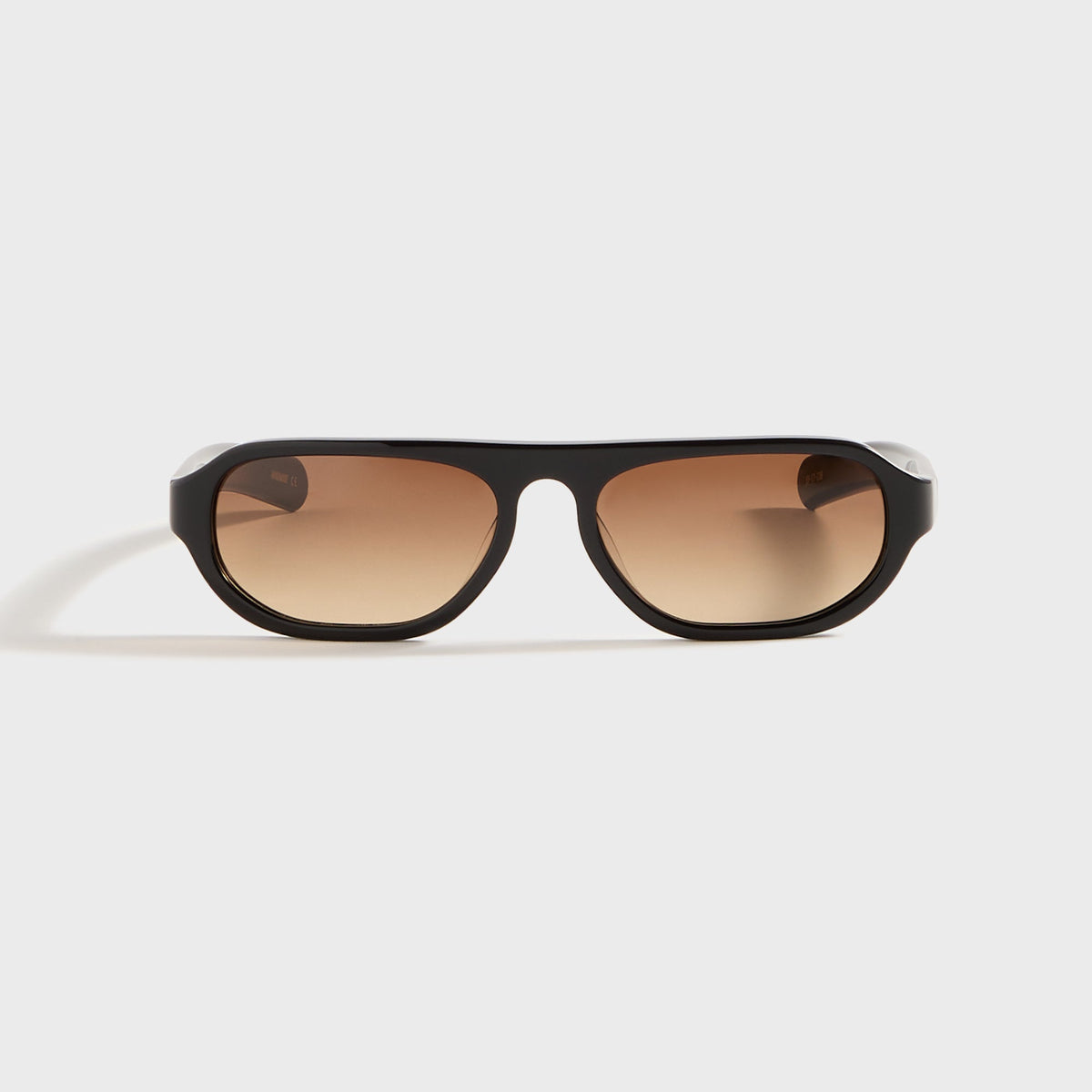 Flatlist Penn - Solid Black / Brown Gradient Lens | Kith