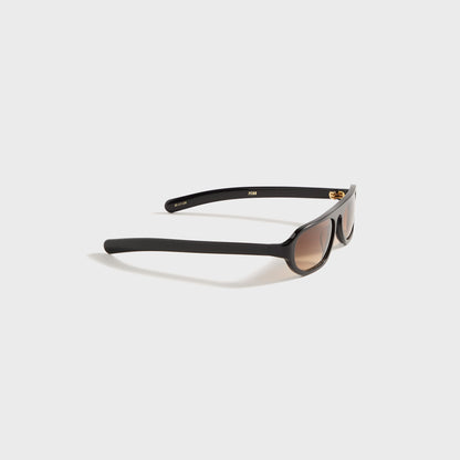 Flatlist Penn - Solid Black / Brown Gradient Lens | Kith