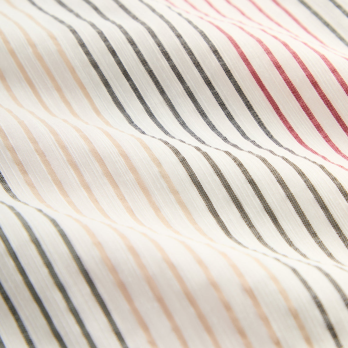 Kith Seersucker Long Sleeve Boxy Collared Overshirt - White | Kith