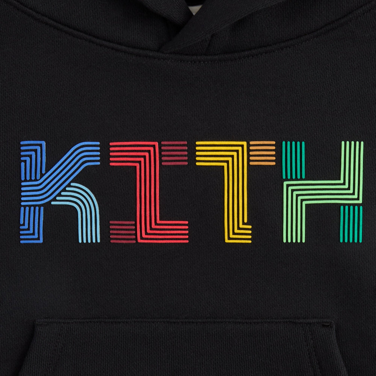 Kith Kids Pathways Sleeveless Hoodie - Black | Kith