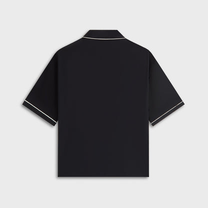Kith Women Elena Snap Front Shirt - Black | Kith