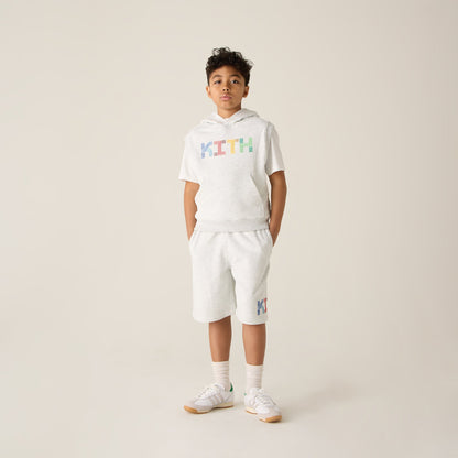 Kith Kids Pathways Nelson Short - Light Heather Grey | Kith