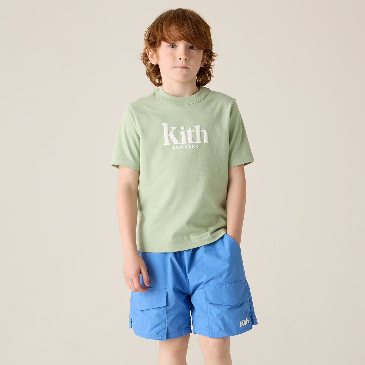 Kith Kids Boreum Short - Marina | Kith