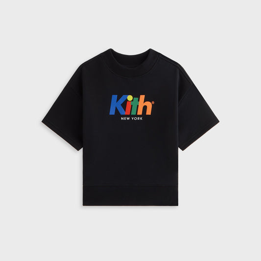 Kith Kids Nelson Short Sleeve Crewneck - Black | Kith