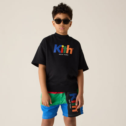 Kith Kids Nelson Short Sleeve Crewneck - Black | Kith
