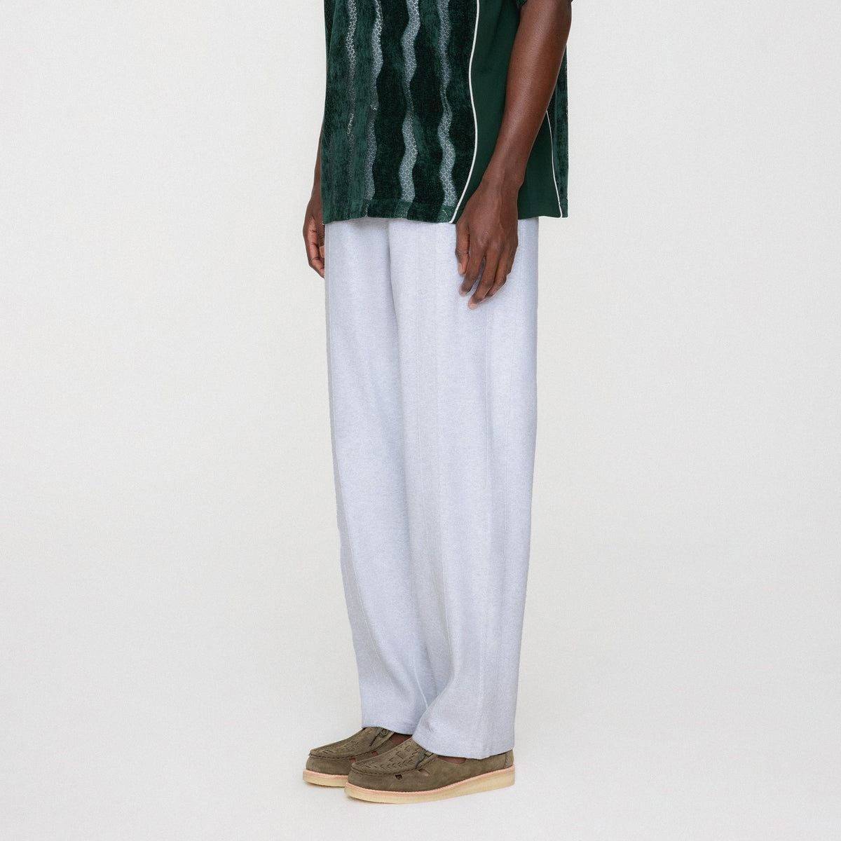 Kith Bryson Panelled Sweatpant - Light Heather Grey | Kith