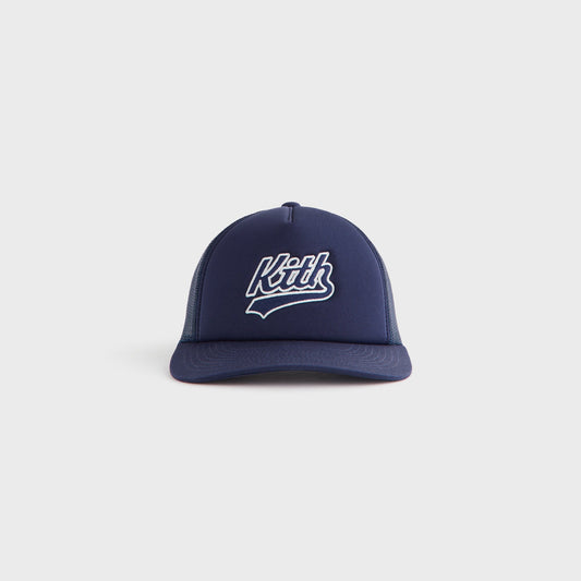 Kith Kids Varsity Logo Trucker Hat - Vista | Kith