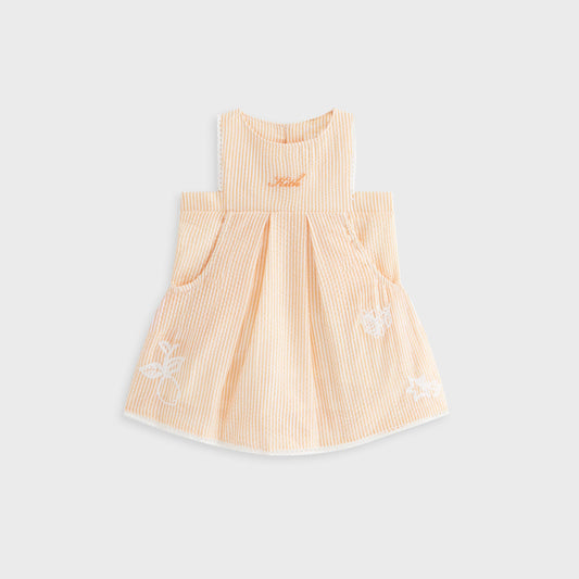 Kith Baby Seersucker Ainsley Dress - Calcite | Kith