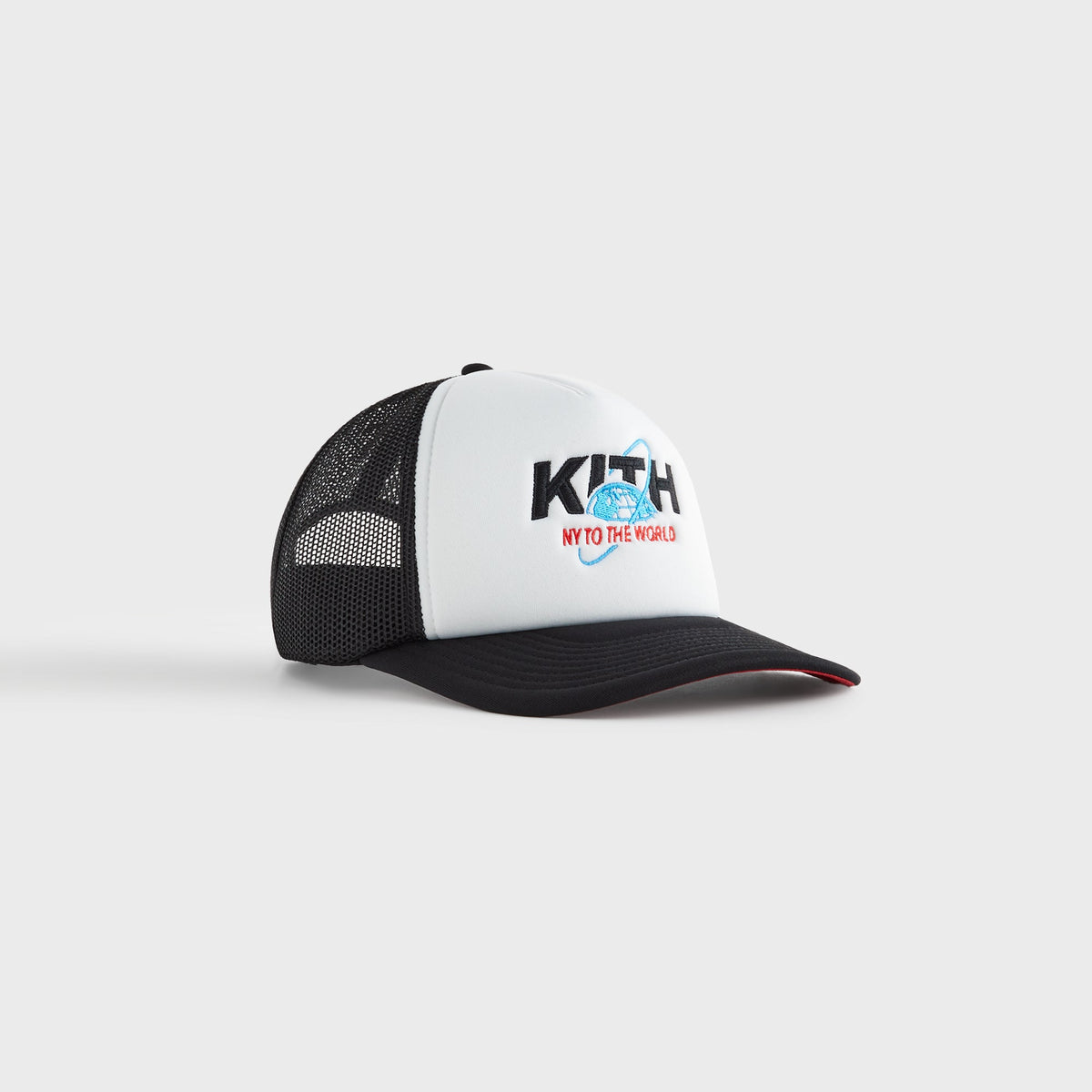 Kith Kids New York to the World Unisphere Trucker Hat - Black | Kith
